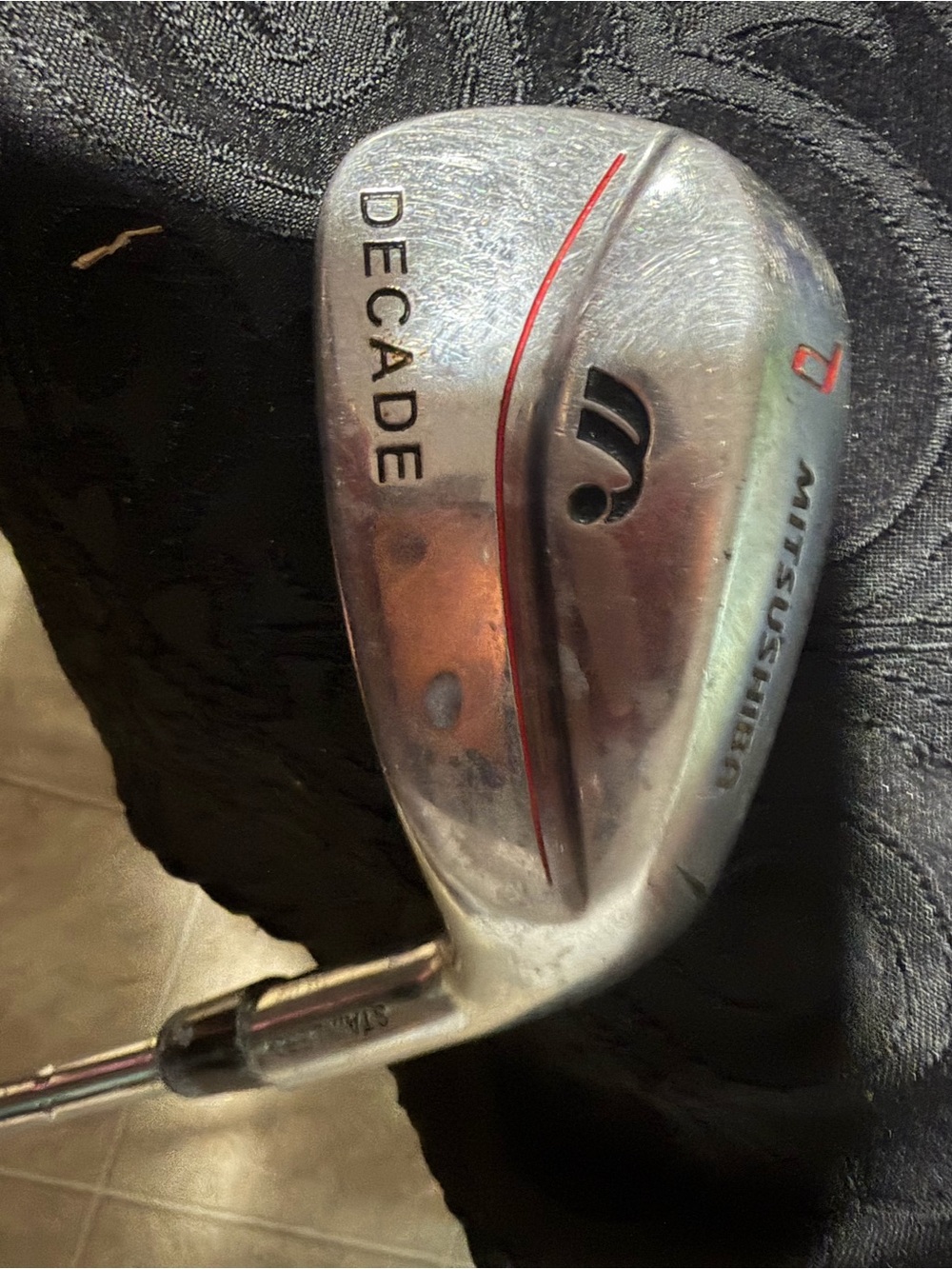 Men’s Golf Pitching wedge Silver with Red Accent